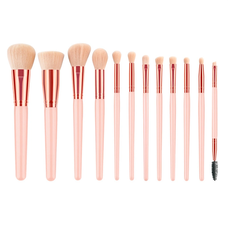 Make-up Brush Set Premium Synthetic Foundation Brush Blending Face Women Makeup Brush Set Cosmetic with Bag