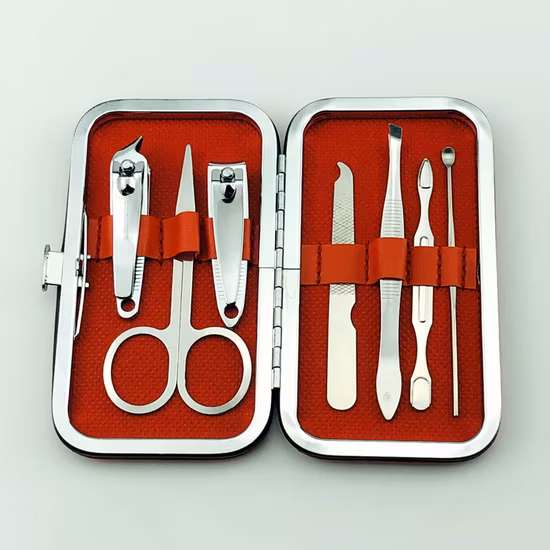 Nagelknipser, 7 Sets, Logo-Werkzeugset, Geschenk, Nagelknipser, Pediküre-Set